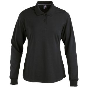 POLERA PIQUE 80% ALGODÓN MANGA LARGA MUJER